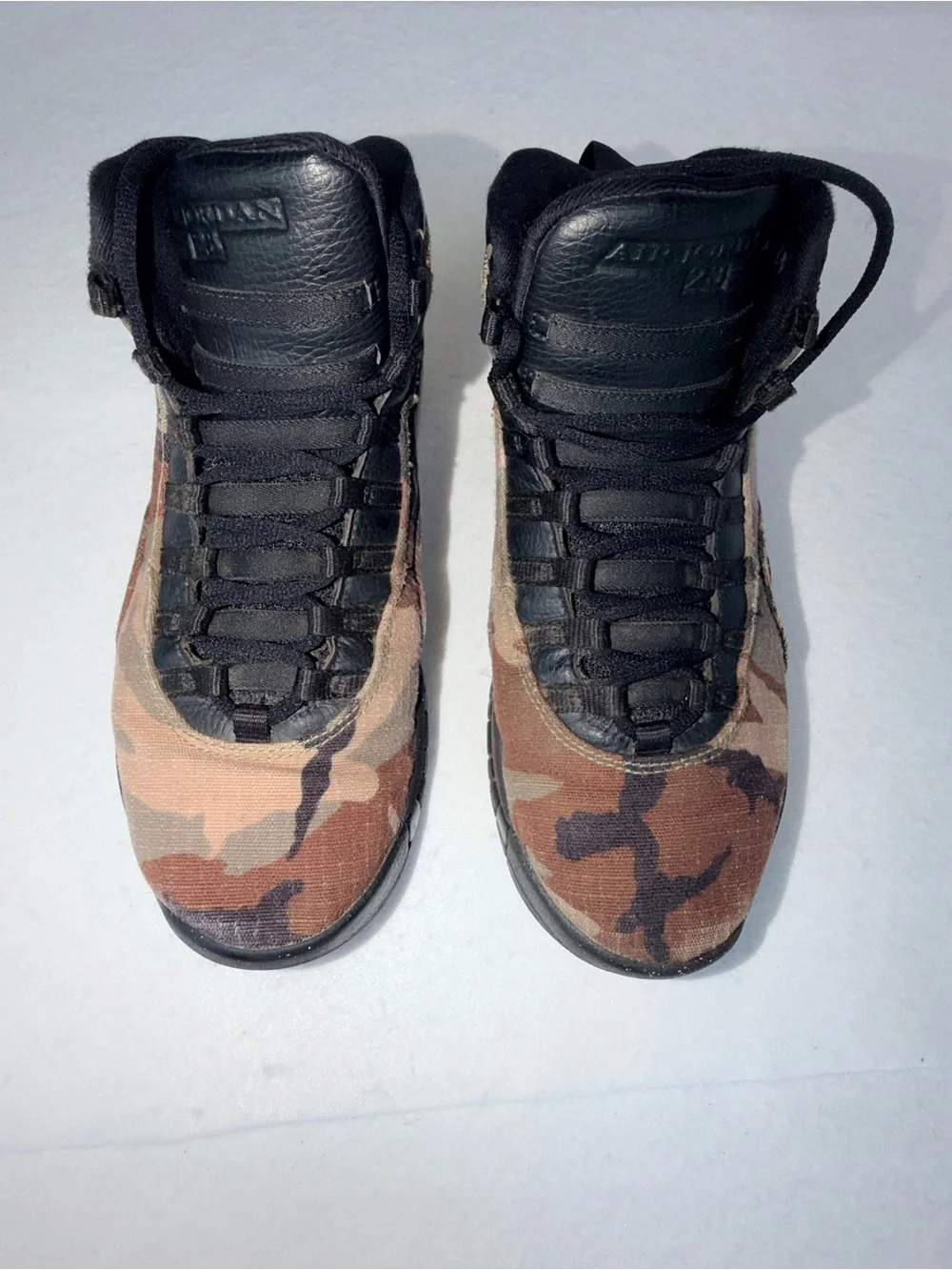 Air Jordan 10 retro Woodland Camo High-Top Sneaker